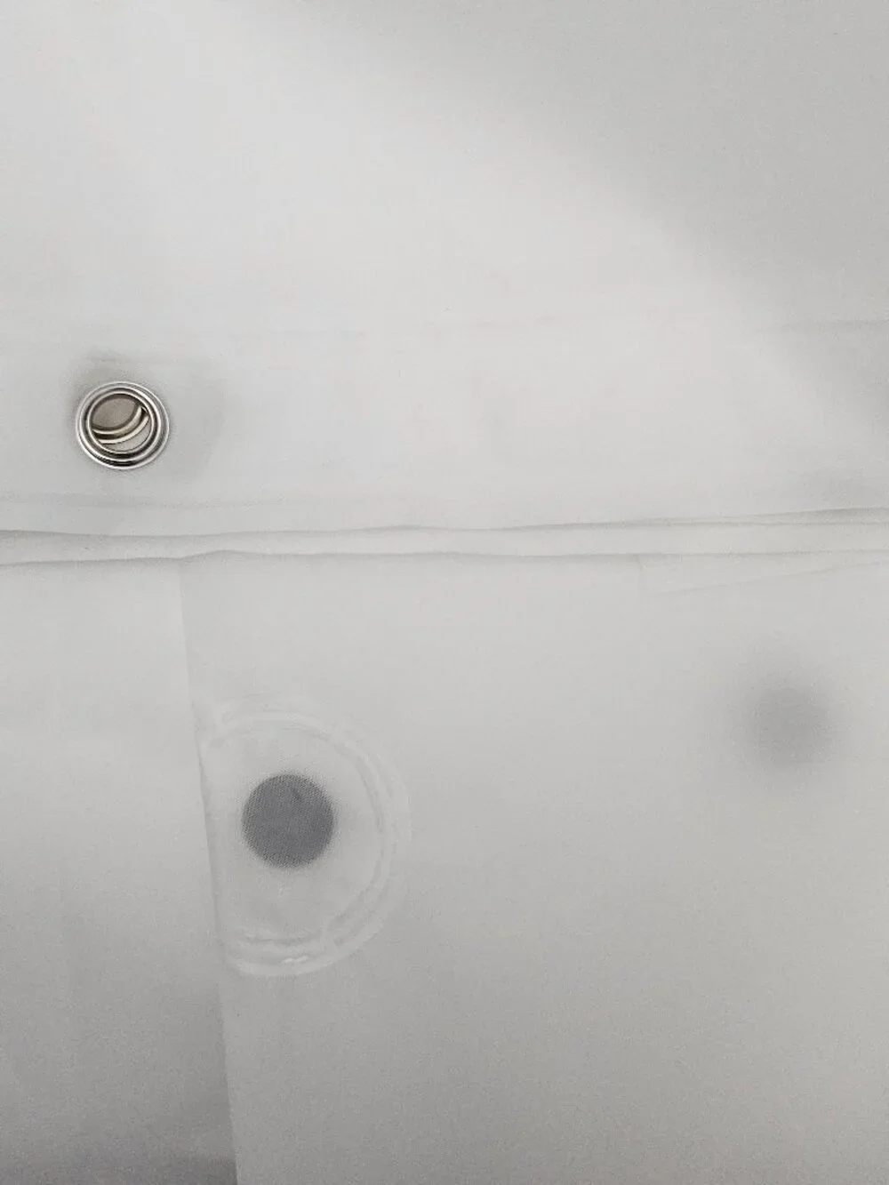 Shower Curtain Liner New White Reinforced Grommets Vinyl Weighted Bottom